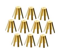 TOYANDONA 10pcs Brass Golf Shaft Adapter Shims with Innovative Eightclaw Design for Secure Fit Enhanced Club Balance Spacers for Various Sports Golf Clubs