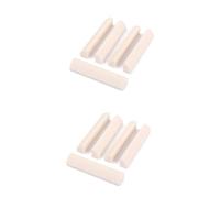 TOYANDONA 10pcs Buffalo Bone Saddle Nut for Guitar Ukulele Banjo Irregular Bridge Accessories for String Instruments