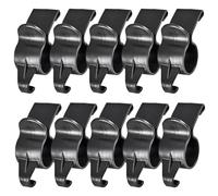 TOYANDONA 10pcs Car Headrest Hangers Universal Car Hooks for Trunk Storage, Plastic Multifunctional Umbrella Holder and Towel Organizer for Vehicle Interior