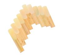 TOYANDONA 10pcs Clarinet Reeds Strength 2.5 Traditional Single Reed for Clarinet and Saxophone for Woodwind Music Making