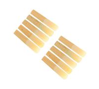 TOYANDONA 10Pcs Clarinet Reeds Strength Flexible Lightweight Musical Instrument Accessories for Professional and Amateur Saxophone Players