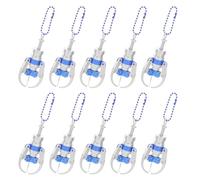 TOYANDONA 10pcs Colorful Plastic Mini Claw Machine Keychain Pendants Grabbing Clip Charms for Bags Keychains Hanging Decorations Sturdy Lightweight Accessories