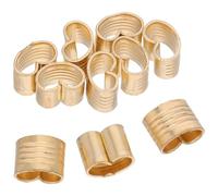 TOYANDONA 10pcs Copper Buckle Terminal for 3d Printer Belts Universal Fit and Wear Resistant Belt Tensioning Clamp Compact Wire Connector for 3d Printing Tasks