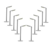TOYANDONA 10pcs Detailed Miniature Street Lights Micro Landscape Model for Dollhouse Fairy Garden and Educational Traffic Rule Learning