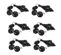 TOYANDONA 10pcs DIY Chandelier Pendant Irregular Acrylic Crystal Prism Beads Hanging Crystals for Windows Decorative Lighting Drops Elegant Prism Drops for Lamp Accessories