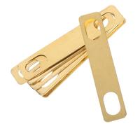 TOYANDONA 10pcs Electric Guitar Reinforcement Plate Heightening Gasket for Guitar Neck Shims Replacement Musical Sound Connection Accessories