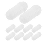 TOYANDONA 10pcs Fishing Bait Basket White Thickened 8x3.5cm Outdoor Small Hole Carp Worm Holder Feeder Box for Fishing Tackle Storage