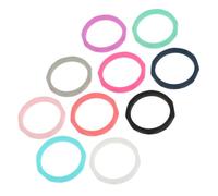 TOYANDONA 10pcs Flexible Silicone Rings for Men Women Tear Resistant Non Slip Sports Rings Soft Comfortable Finger Protection Material Suitable for Swimming and Diving
