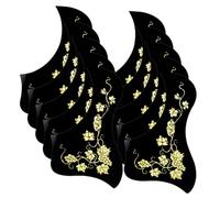 TOYANDONA 10pcs Folk Guitar Pickguard Design for Classical Guitar Easy to Replace Material Protects from Scratches