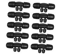 TOYANDONA 10pcs Garden Drip Couplings Tubing Adapters Hose Splitters for Precise Lawn Garden Agricultural Irrigation Systems Barbed Connectors for Easy Setup and Water Conservation