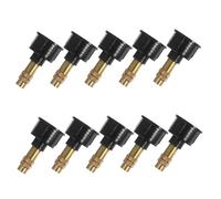 TOYANDONA 10pcs Garden Nozzle Sprayer Replacement Heads Durable Sprayer Nozzle for Pump Pressure Bottles Fine Atomization Spray for Precise Plant Irrigation Compatible with Indoor and