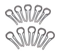 TOYANDONA 10pcs Gas Stove Knob Locks Safety Oven Covers for Protection Against Accidental Gas Activation Peace of Mind for Parents and Pet Owners Versatile Fit for Various Models