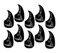 TOYANDONA 10pcs Guitar Pickguards Material Folk Guitar Parts Impact Protection Easy Install Boys and Girls