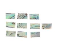 TOYANDONA 10pcs Guitar Shell Decoration Stickers Abalone and Shell Inlay Strips Diy for Tone Points