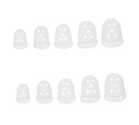 TOYANDONA 10pcs Kalimba Finger Sleeve Covers Silicone Thumb Protectors for Kalimba Practice Protecting Fingertips