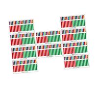 TOYANDONA 10pcs Kalimba Note Stickers Colorful Introductory Decals for Thumb Piano Beginners Easy to Apply for Learning Musical Notes