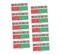 TOYANDONA 10pcs Kalimba Note Stickers for Beginners Easy to Install Decals for Thumb Piano Visual Learning Aid for Finger Instrument Practice