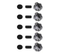 TOYANDONA 10pcs Lavalier Microphone Accessories Wireless Mic Wind Cover Lapel Mic Sponge Covers for Interviews Podcasting Vlogging