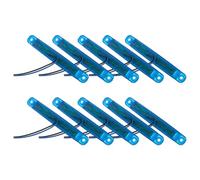 TOYANDONA 10pcs LED Blue Plastic Side Light for Trailer Turn Signal