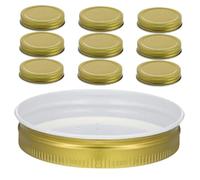 TOYANDONA 10pcs Metal Beehive Feeder Lid Durable Water Drinking Device Replacement Parts for Bee Feeders All Weather Beekeeping Tools for Management