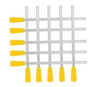 TOYANDONA 10pcs Metal Triangle Sound Sticks Mallet for Dinner Bell and Outdoor Chime Loud Clear Iron Rhythm Striker for Family Meals Parties School and Barn Use