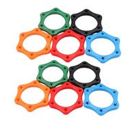 TOYANDONA 10pcs Microphone Anti-slip Ring Noise-reducing Mic Protection Ring Rolling for Wireless Microphones Ktv Stage Mixed Colors Random Color