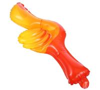TOYANDONA 10pcs Orange Thumbs up Balloons Decorations Lightweight Pe Material for Wall and Ceiling Party Supplies, Creative and Delicate Design for Birthday or Circus Party