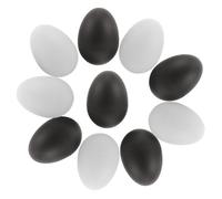 TOYANDONA 10pcs Percussion Instrument Eggs for Maraca Egg Plastic Musical Eggs Musical Percussion Instrument Egg