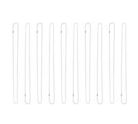 TOYANDONA 10Pcs Pet Ball Chain Necklace Set Silver Dog Tag Bead Chains Replacement for Pet Supplies and Dog Accessories