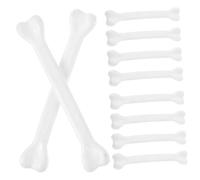 TOYANDONA 10Pcs Plastic Bones Halloween Props Realistic Skeleton Simulation Bone Accessories for DIY Jewelry Decorations and Creative Projects