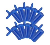 TOYANDONA 10pcs Plastic Snooker Cue Rack End Caps Replacement Accessories for Pool Table Billiard Cue Bridge Heads Compact and Easy to Install Stick Parts