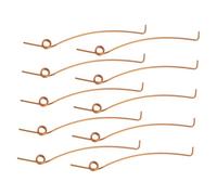 TOYANDONA 10pcs Plated Metal Piano Springs for Upright Piano Keyboards Compression Springs for Hammer Action Repair Parts and Accessories