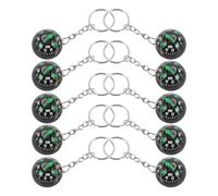 TOYANDONA 10Pcs Portable Spherical Compass Keychain Set, Mini Travel-Friendly Compass Ball Gadgets for Outdoor Hiking Camping Backpacking Survival Accessories
