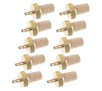 TOYANDONA 10pcs Pure Copper Fog Machine Filter Nozzle Compatible M3 M4 Mist Machine Air Muffler for Stage Fogger Steam Performance and Special Effects