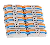 TOYANDONA 10pcs Quick Connect Wire Splitters Electrical Wiring Connector Blocks Nylon Copper Prevent Leakage for Home and Automotive Applications