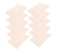TOYANDONA 10pcs Rabbit Litter Tray Plastic Mats for Rabbit Cage Foot Resting Pads for Hamster Chinchilla Cat Dog Quick Easy Setup