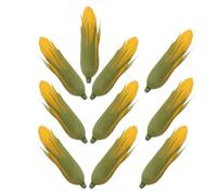 TOYANDONA 10pcs Realistic Fake Corn Models Lifelike Artificial Vegetable Decor for Kitchen Food Photography and Display Easy to Maintain Faux Corn Ornaments