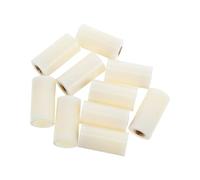 TOYANDONA 10PCS Screw Pool Cue Ferrules Replacement Set Professional Billiard Stick Repair Parts for Enhanced Stability and Accuracy Easy Install Copper Inner Tips for Tournament Play