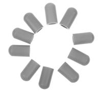 TOYANDONA 10pcs Silicone Drumstick Tips Drumstick Caps Mute Practice Tips for Ends Protecting Accessories