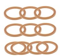 TOYANDONA 10pcs Silicone Lid Gasket Replacement Leakproof Sealing Rings for Insulated Bottles Flexible Tea Colored Seal Hoops with Easy Clean Design Safe Fit for Bottle Lids