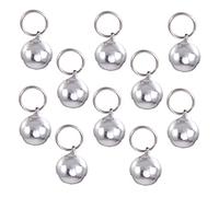 TOYANDONA 10pcs Small Bells for Dog Collar Charms DIY Accessories for Cats Kittens and Puppies Easy to Clip for Pets and Crafts