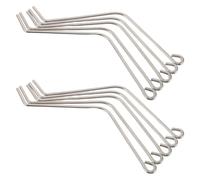 TOYANDONA 10pcs Stainless Steel Beehive Frame Clamps Spring Wire Connectors for Beekeeping Equipment, Portable Beehive Holder Fixing Clamps Suitable for Beekeepers and Hive Maintenance