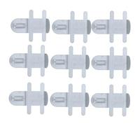 TOYANDONA 10pcs Stainless Steel Cage Clips Secure Animal Food Box Fasteners for Rabbit Chicken and Small Pets Easy Installation and Mess Prevention Wire Cage Connectors