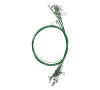 TOYANDONA 10pcs Stainless Steel Fishing Leaders Wire Saltwater Deep Sea Fishing Tackle with Swivels Heavy Duty Portable Wires for Long Casting and Large Fish Gear