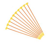 TOYANDONA 10pcs Suction Cup Arrows for Durable Replacement Arrows for Target Practice Safe Fun Archery for Family Friends Activities