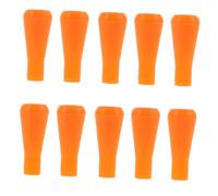 TOYANDONA 10Pcs Supple Rubber Arrowheads Safe Replacement Tips Lightweight Archery Practice Arrow Heads for Recurve Arrows Easy to Install and Remove