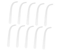 TOYANDONA 10pcs Transparent Acrylic Earring Try Stick Ergonomic Jewelry Display Rack Holder for Comfortable Earring Viewing and Storage