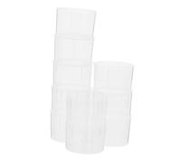TOYANDONA 10pcs Transparent PP Liquid Measuring Beakers with Scales Lightweight Plastic Mixing Cups for Lab Kitchen Medicine Measurement and Baking Use