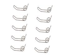 TOYANDONA 10Pcs Trumpet Watergate Springs Set Sturdy Iron Material Silver Replacements Suitable for Most Trumpets on The Market