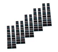 TOYANDONA 10pcs Violin Fretboard Stickers Finger Guide Sticker for Violin Intonation Black Decal for Fiddle Beginners Music Note Practice